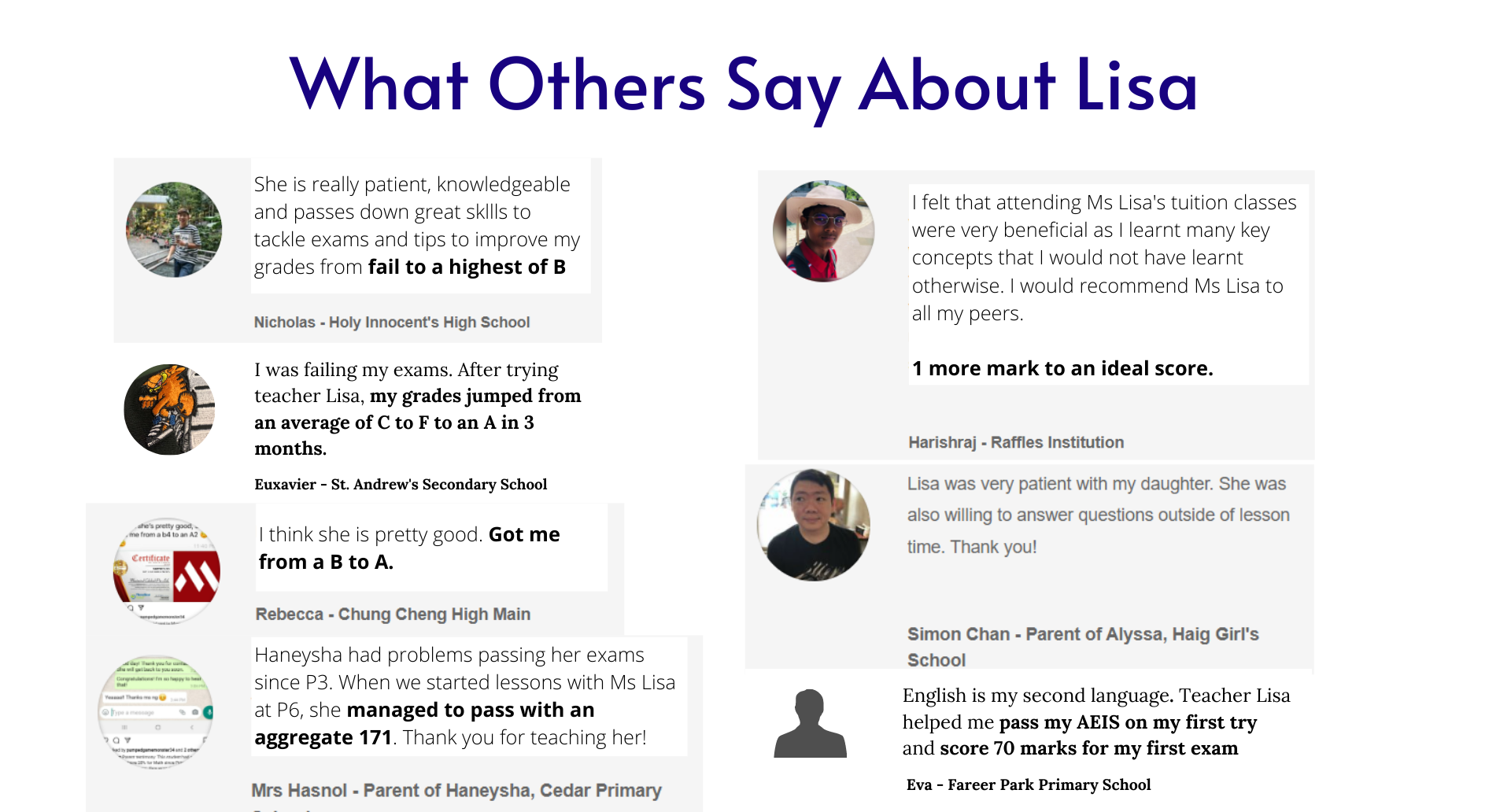 Lisa Tutor Website 1